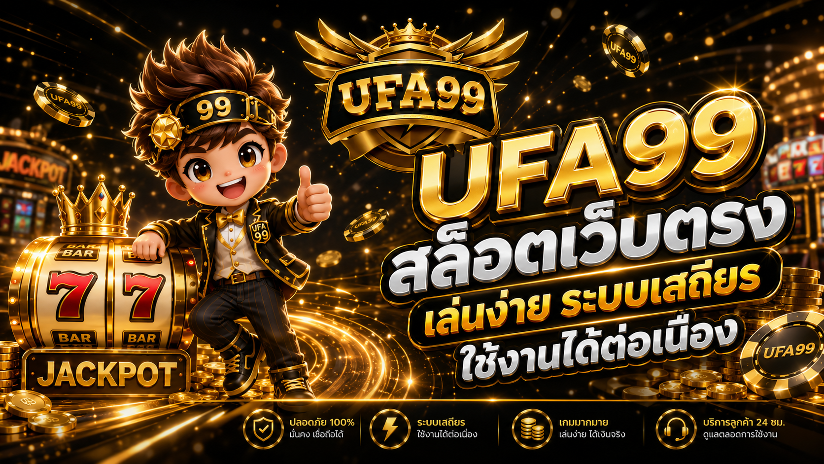 UFA99 สล็อตเว็บตรง เล่นง่าย ระบบเสถียร ใช้งานได้ต่อเนื่อง​